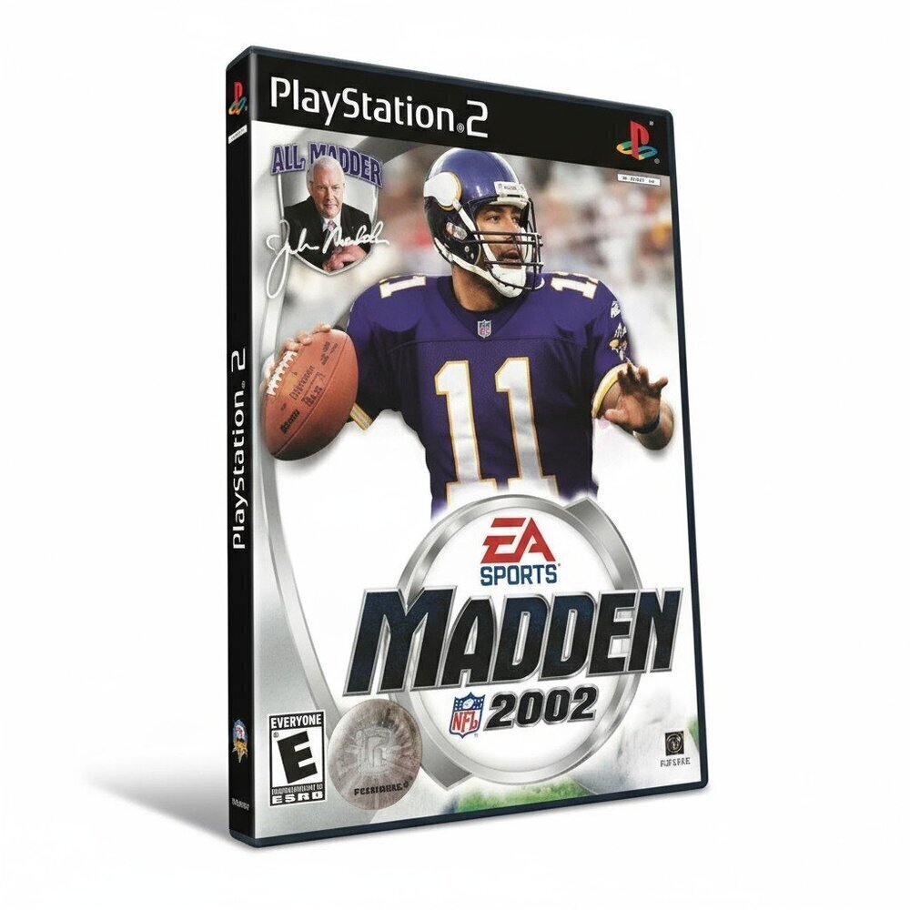 Madden NFL 2002 (PlayStation 2, PS2) – Complete with Game Disc & Manual